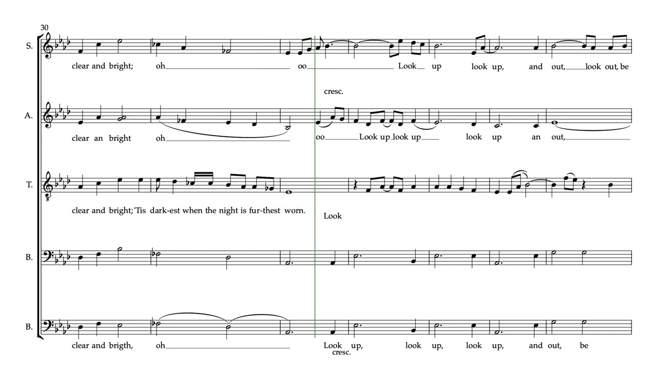 My Heart be Brave Soprano I Part Predominant